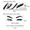 DIY Butterfly Wall Art Decals Waterproof Self-Adhesive PVC Stickers for Lash Beauty Salon Shop Wall Decor