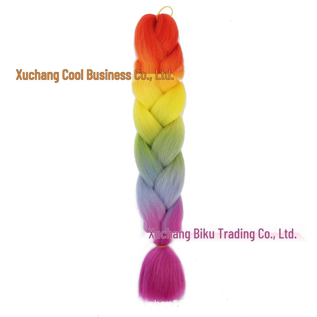 Three, Four, Five-Color Gradient High-Temp Fiber Jumbo Braid Material