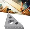 Aluminum Alloy Right Angle Ruler Layout Square  For DIY Woodworking Workshop