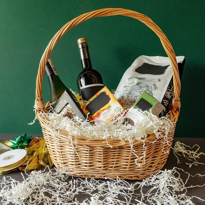 Frisure Papier Déchiqueté - Creative Deco - 1kg - Kraft Crème - Papier Cadeau - Remplissage Boite Cadeau