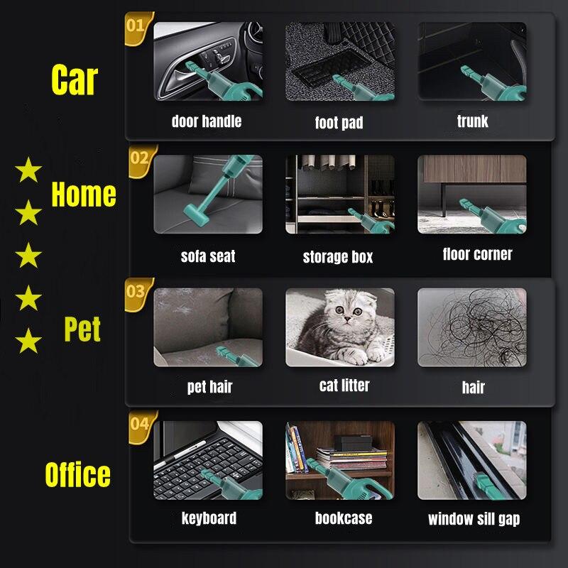 Buy Strong Suction Kit Car Cleaning Tools Detailing Indoor Wireless