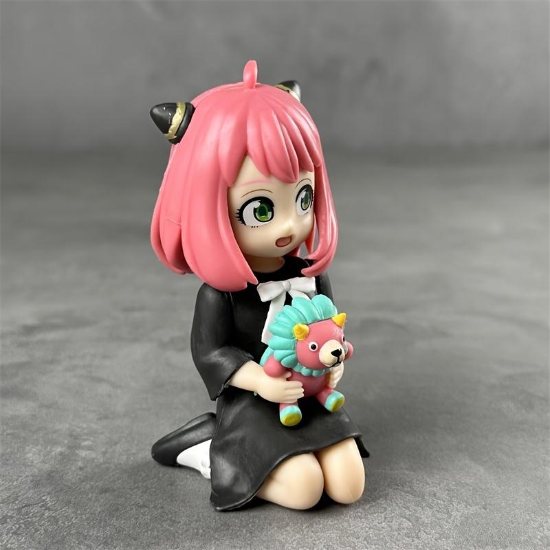 Anya Anime Girls Doll Model Statue Toy Desktop Sculpture Craft Collectibles Gifts Car Accessories