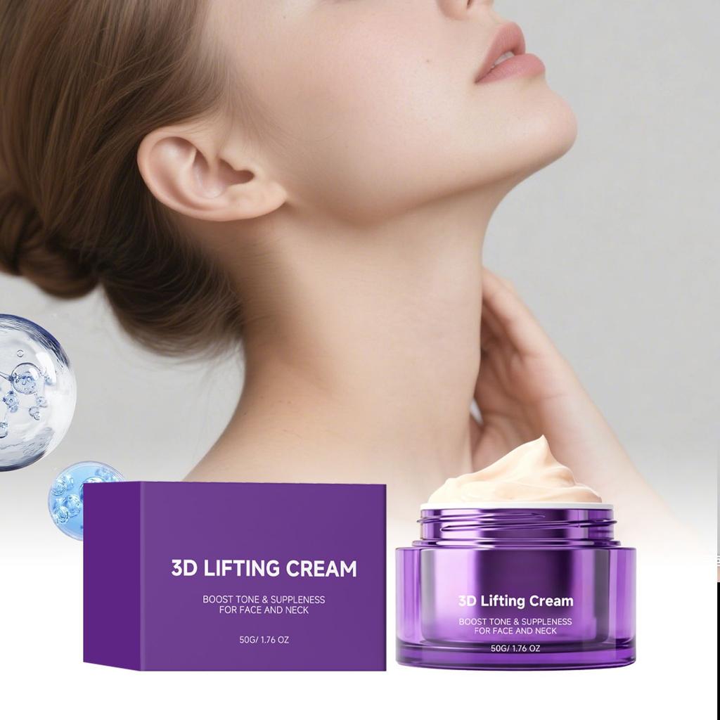 Gentle Face and Neck Care Cream Delicate Smooth Daily Facial Neck Skin Light Moisturizing Refreshing Hydration