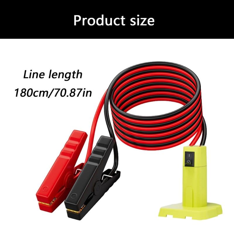 Plastic Automotive Jumper Cables Quick Connect System Universal Battery Jump Starter Emergency Power Solution