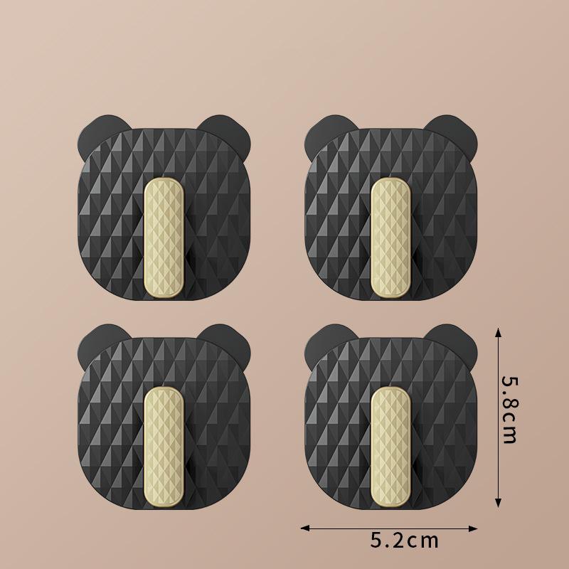 

New line Hook Free Punching Creative Bathroom Coat Hat light luxury Hooks Behind The Door Hotel Wall Hanging Hooks