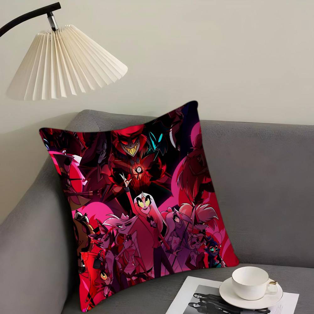 Hazbin Hotel Spersonalizowana Poszewka na Poduszkę Dekoracja Dzikiej Imprezy do Sypialni Dziecięcej Poszewka na Poduszkę Prezent na Dziecięce Urodziny, Baby Shower