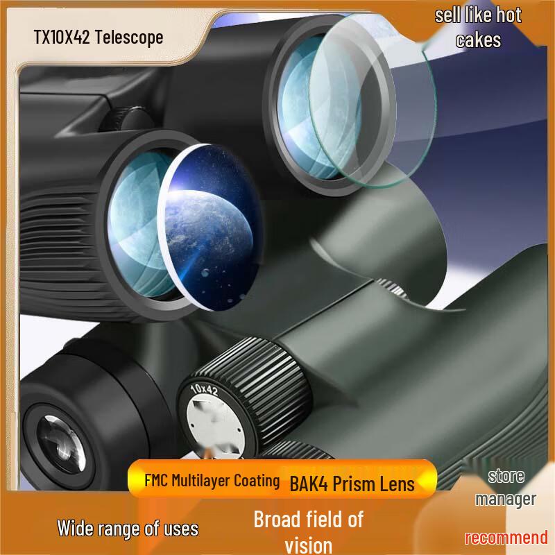 

Ningjulie TX10x42 High-Power Outdoor Binoculars