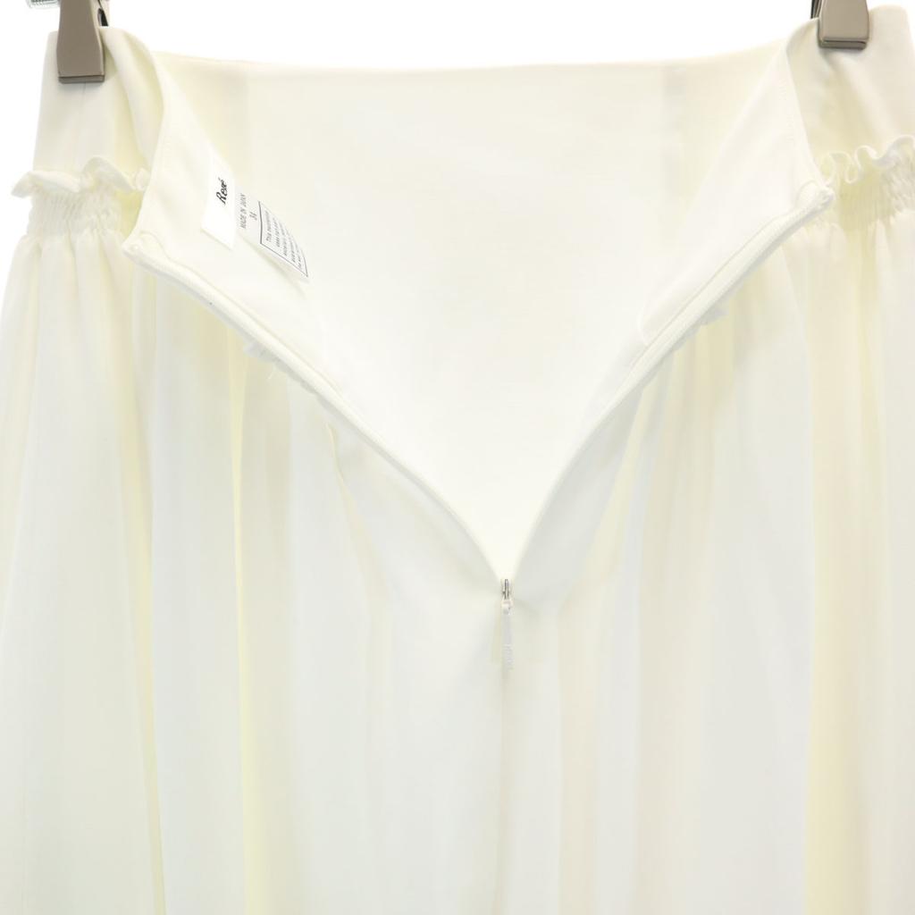 Rene fabriqué au Japon Longueur midi Jupe plissée 34 blanc Femme Occasion