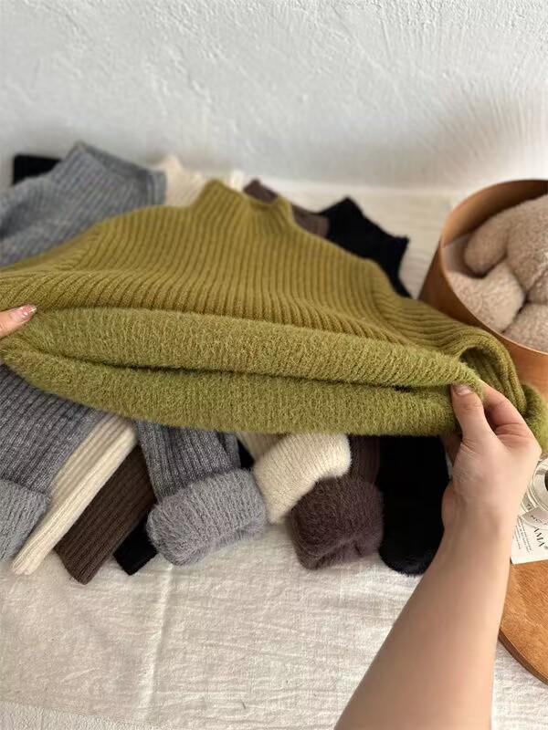 Suéter de Punto con Forro Polar para Niños - Estilo Otoño/Invierno para Niños y Niñas