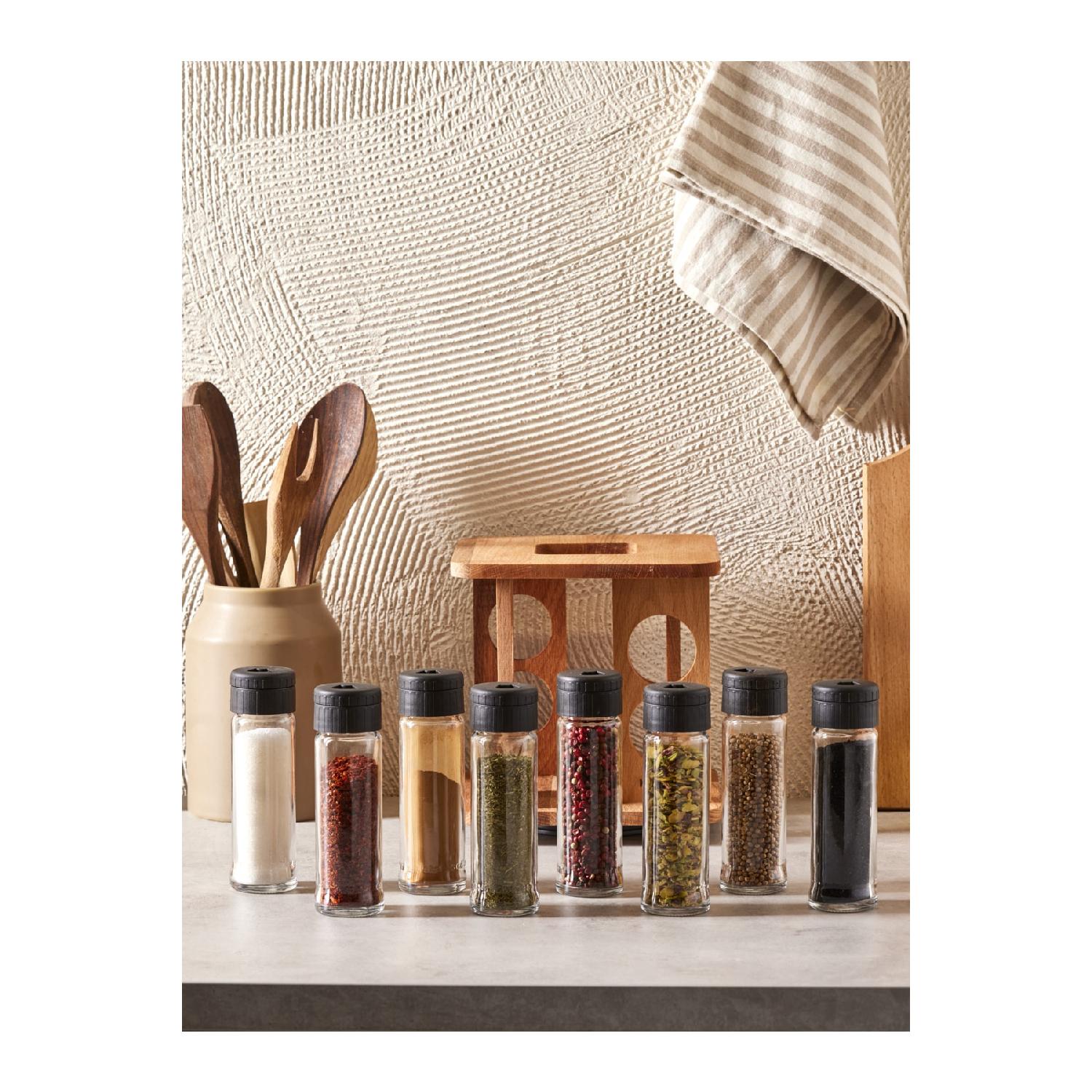 

Набор специй Aspen, 9 предметов, с подставкой
