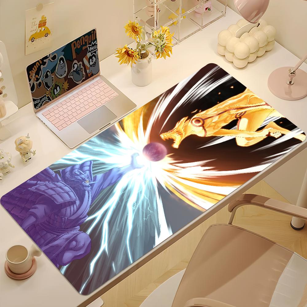 NNaruto Uzumaki Itachi Uchiha Mouse Pad Nonslip Thickened MousePad Large Writing Lockedge Gaming Cushion Office Student
