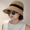 Linen Fisherman Hat Summer Sun Hat With Large Brim For Outdoor Beach And Hiking