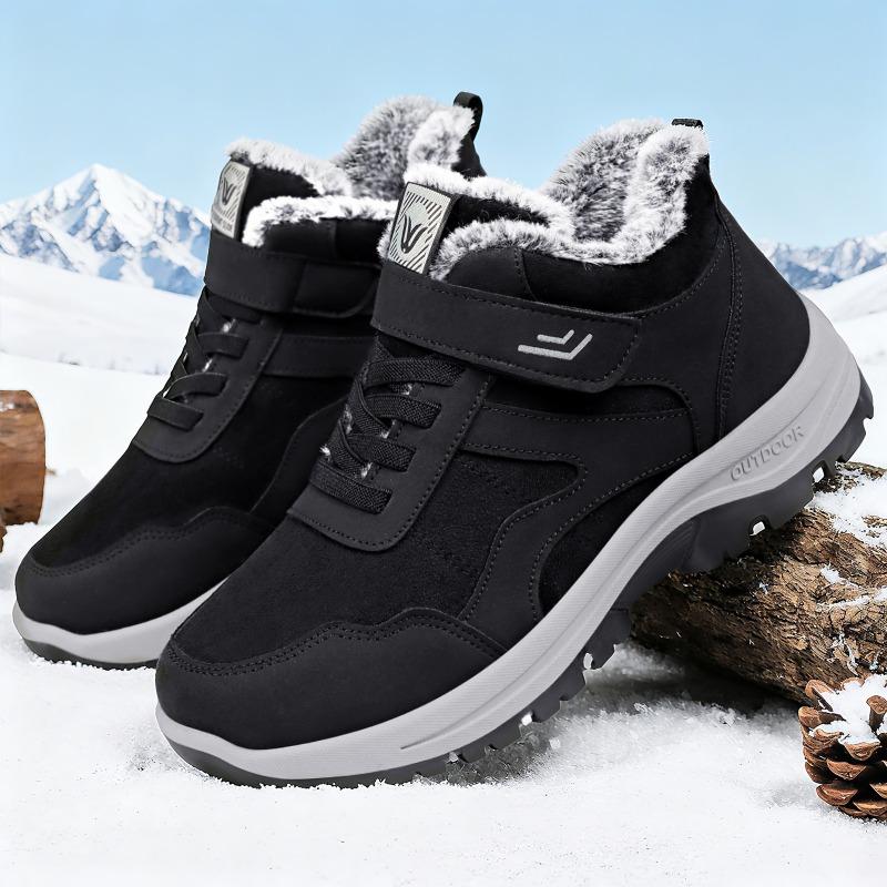 Cotton shoes women's snow boots thick-soled thermal shoes children's versatile cotton boots one-pedal comfortable shoes
