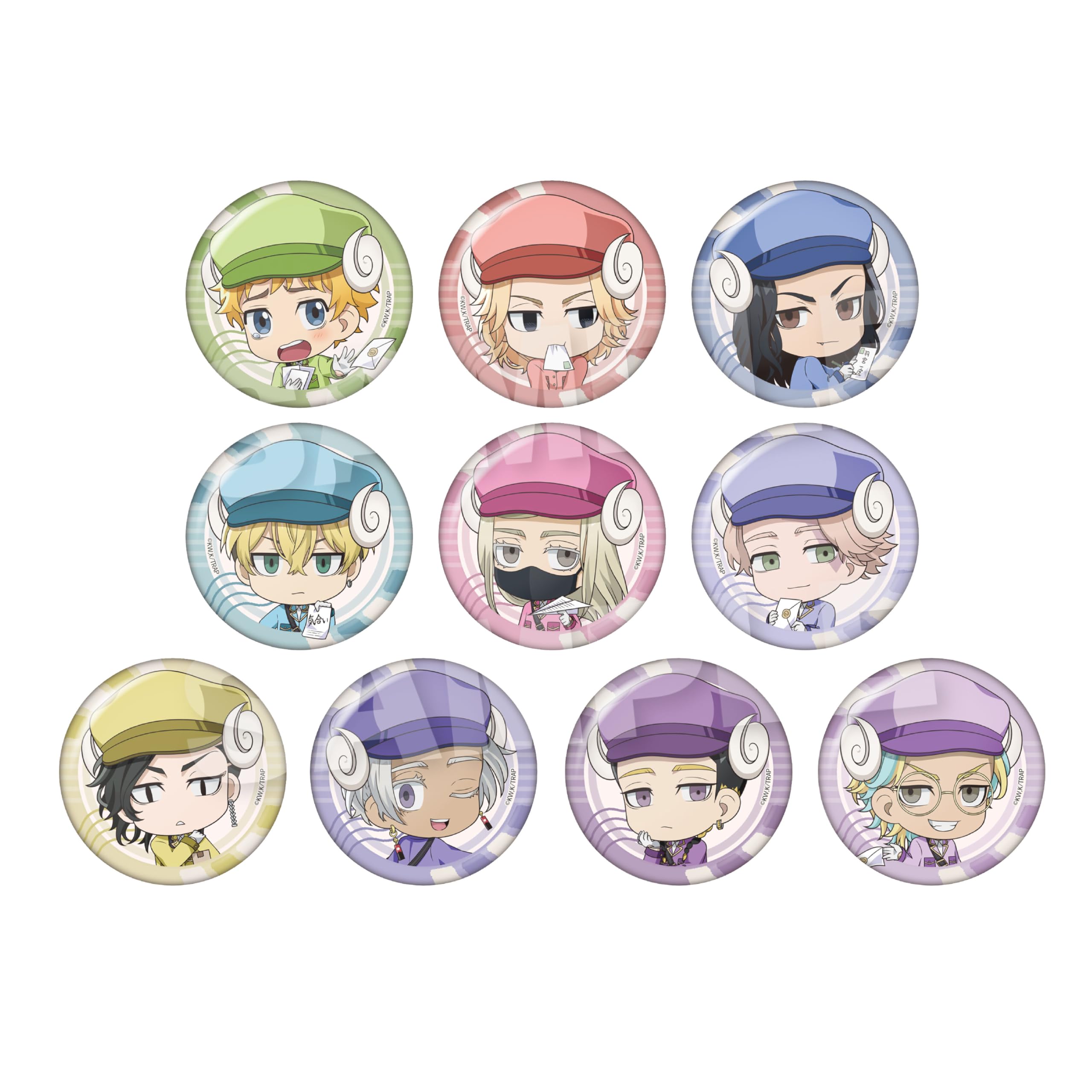 

TV Anime Tokyo Revengers Trading Otodoke Meru Can Badge Box of 10