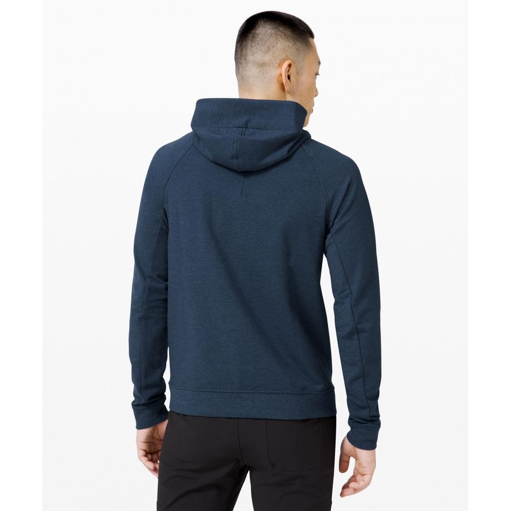 Lululemon City Sweat Full Zip Hoodie Heathered True Navy