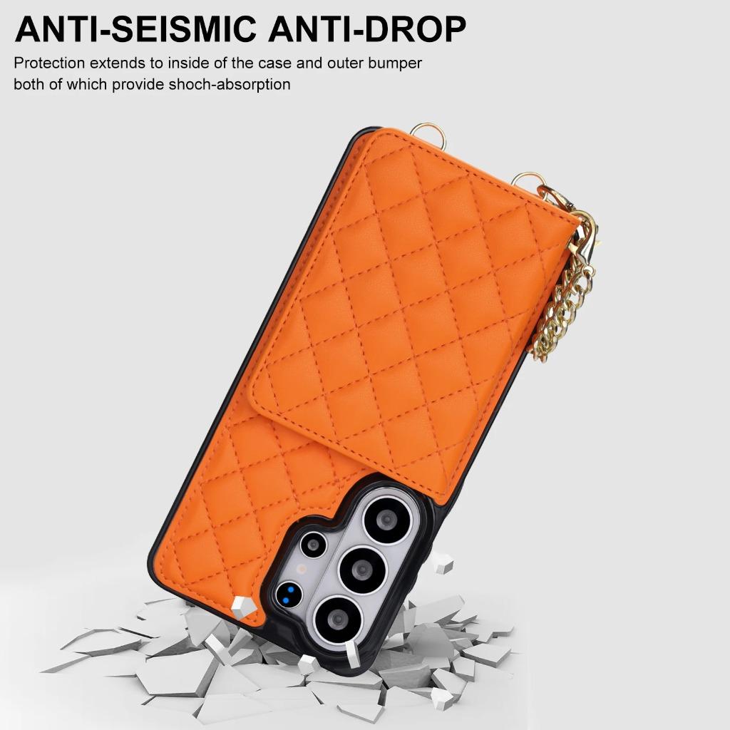 For MagSafe Magnetic Detachable Wallet Crossbody Phone Case For Samsung Galaxy S26 Ultra S25 Edge S24 S23 FE S22 Plus A57 A37