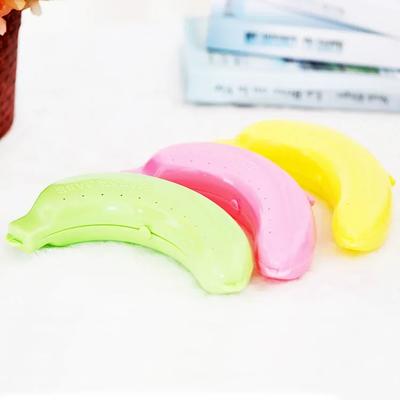 1Pc Portable Banana Case 3 Colors Banana Saver Plastic Banana Protector Box Banana Storage Container for Home Outdoor Travel