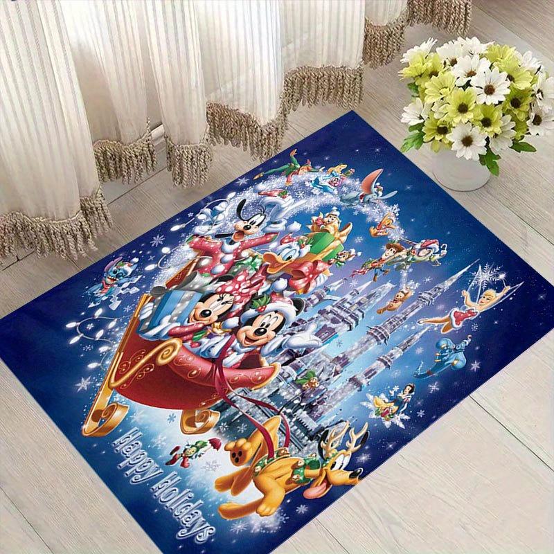 

1pc Disney Cartoon Characters Pattern Carpet Area Rug Non-slip Carpet Hand Washable Floor Mat Suitable For Living Room Bedroom Home Decor 60cm by 90cm