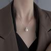 Diana Women's Luxury Pearl Star Choker Necklace - Strong Light Pearl Pendant with Niche Design