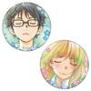 Your Lie in April | Badge & Charm & Shikishi Board & Necklace Set<hot>