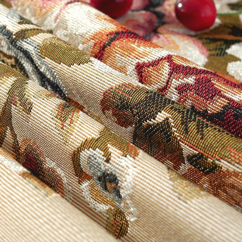 European Style Table Cloth for Home Use Thickened Anti Scald Dining Table Cloth Rectangular Dustproof and Beautifying Decoration