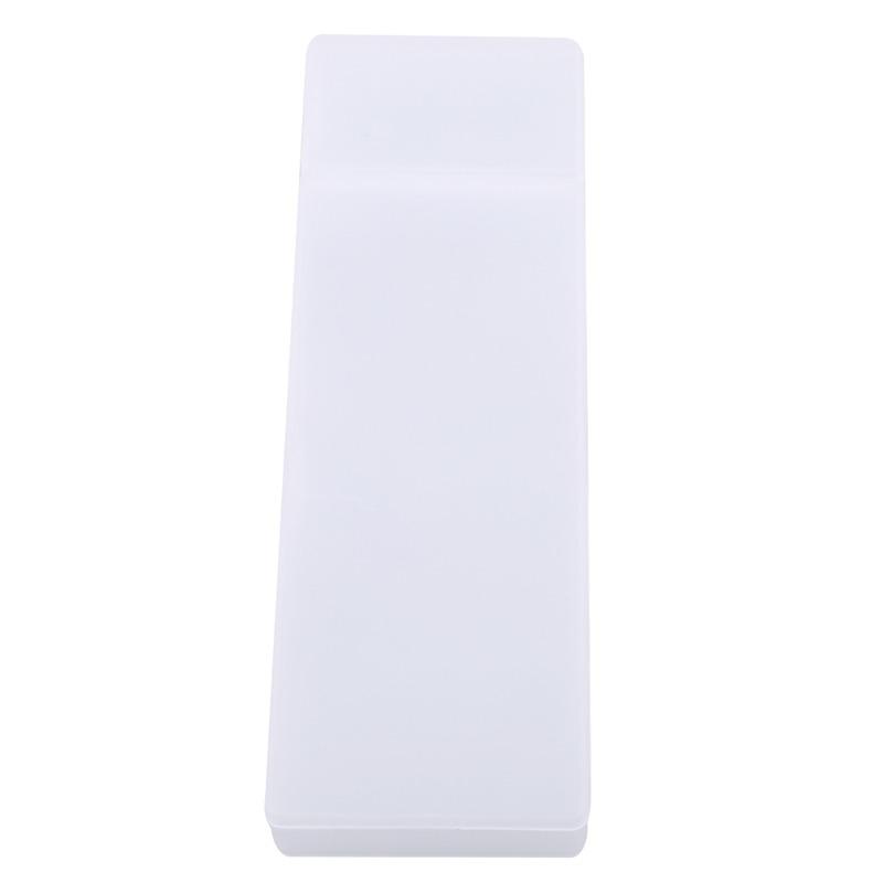 Small Hard Pencil Case with Snap Lid Stackable Plastic Crayon Box for Marker Capacity School Office Supply Organizer