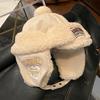 WTEMPO Autumn/Winter Plush Bomber Hats Women Plush Velvet Warm Ear Protection Hats Outdoor Skiing Cycling Hats
