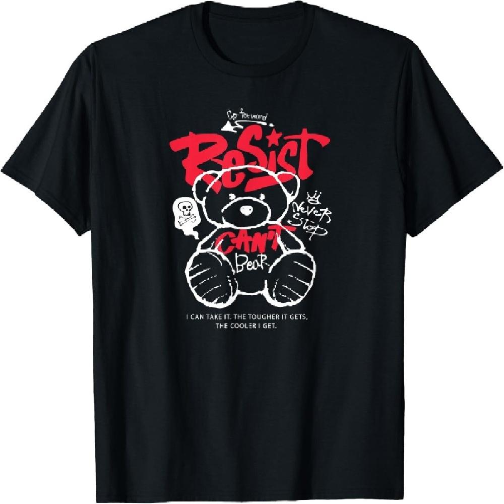 Bear Resist - Urban Graffiti Aesthetic T-Shirt XXXXXL чёрный
