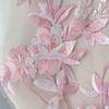 Mesh Bottom Flower Embroidery Patch Lace Trim Floral Design Applique Lace Fabric Applique Sew On Embroidery Flower Patch