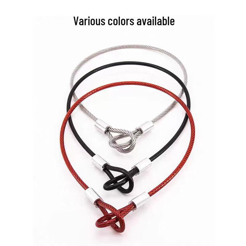 Stainless Steel Anti-theft Wire Rope Padlock