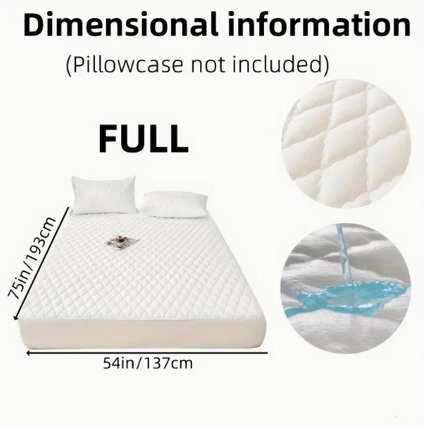 Customized Waterproof Fitted Sheet & Incontinence Mattress Protector - Antibacterial.