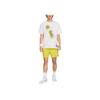 Nike Logo Loose Fit Crew Neck T-Shirt Men Tops White HJ3468-100