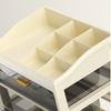 1 Stück Kosmetikregal Multifunktionale Schreibtisch-Schubladenaufbewahrungsbox Haushalt Staubdicht Große Kapazität Make-up-Box