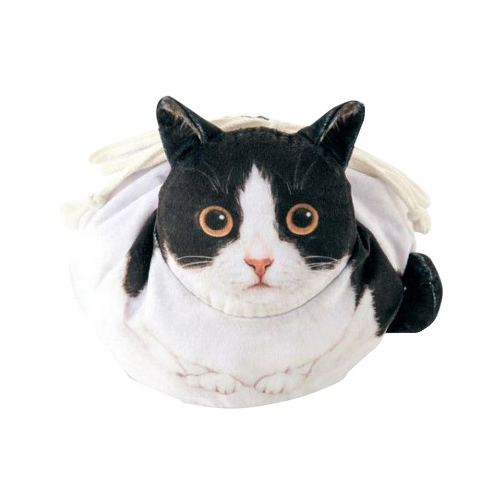 Women's Travel Drawstring Bag Cute Cat Theme Portable Gift Bag For Cat Lovers
