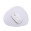 Minimalist Japanese & Korean Waterproof PU Leather Mouse Pad - Non-Slip, Solid Color for Home or Office.