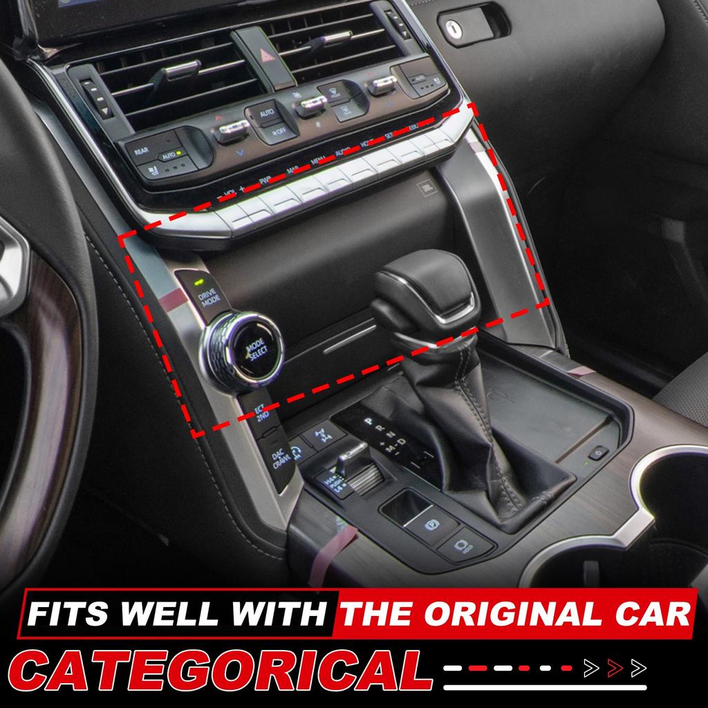 Silicone Center Console Upper Storage Box Pad For Toyota Land Cruiser LC300 22+