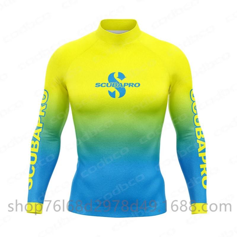 UV Protection Rash Guard Snorkeling Diving Surfing Quick Dry Long Sleeve Swimwear Unisex