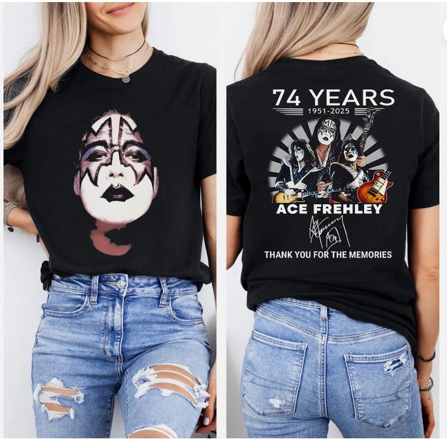 R.I.P Ace Frehley Shirt - Thank You For The Memories Gift - Multicolors S-5XL