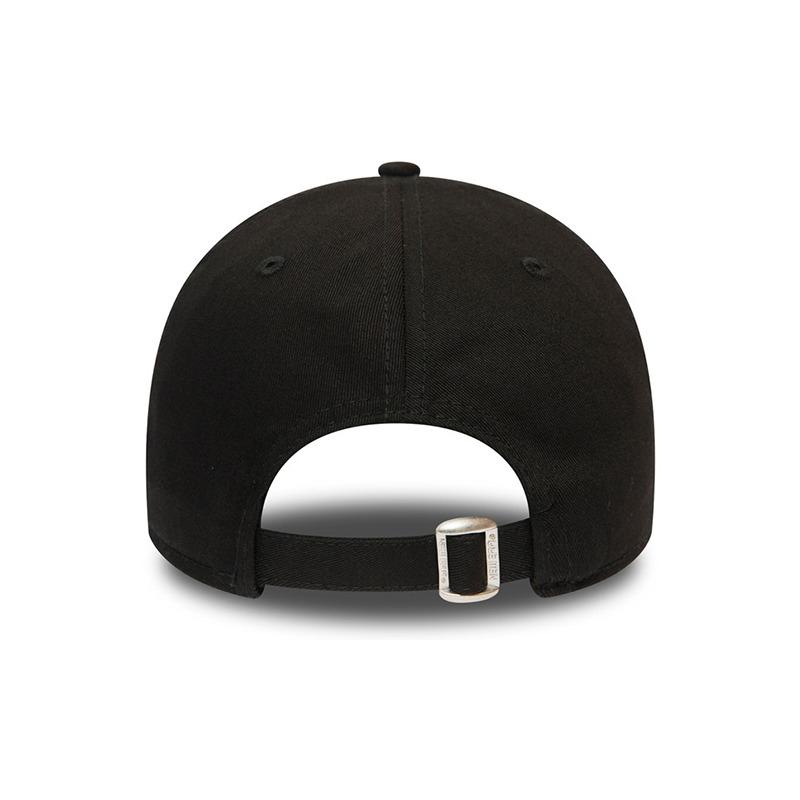 New Era Niu Yihua MLB Series Ny Large Logo Three-dimensional Embroidery Curved Brim Cotton Baseball Cap Men and Black/Red One Size Fits All - No Box