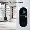 Carbon Monoxide & Natural Gas Combination Detector Plug in Wall Detectors CO & Natural Gas 4 in 1 CO Monitor Alarm with