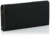 Benetton long wallet, Italian leather, cowhide, YKK zipper, slim wallet. UNITED COLORS OF BENETTON.