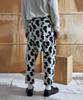 Is Baggy Pants Flower Print_White
