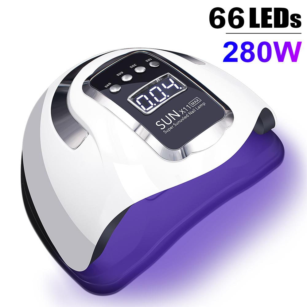Professional UV LED Nail Lamp for Nails Gel Polish Foot Curing Lamps Large Touch Screen UV Nail Dryer Light with 72 LEDs