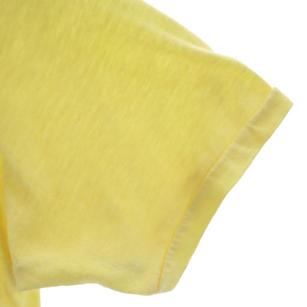 VINTAGE 70s Short sleeve THE BIG PEACH T-shirt yellow Atlanta Men's Used