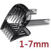 4 Pack 1-7mm Hair Clipper Comb Attachments for HC9450 HC9490 HC9452 HC7460 HC7462 Hair Trimmer Replacement