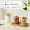 2/3/4Pcs Save Space Cotton Ball/Swabs Dispenser Transparent Window Plastic Storage Box  Q-Tips
