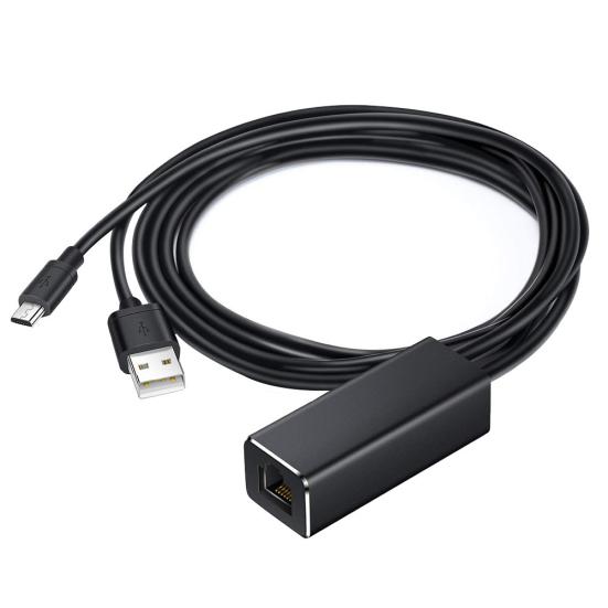 

2 in 1 Micro USB Network Ethernet Adapter Cable for Chromecast Fire TV Stick