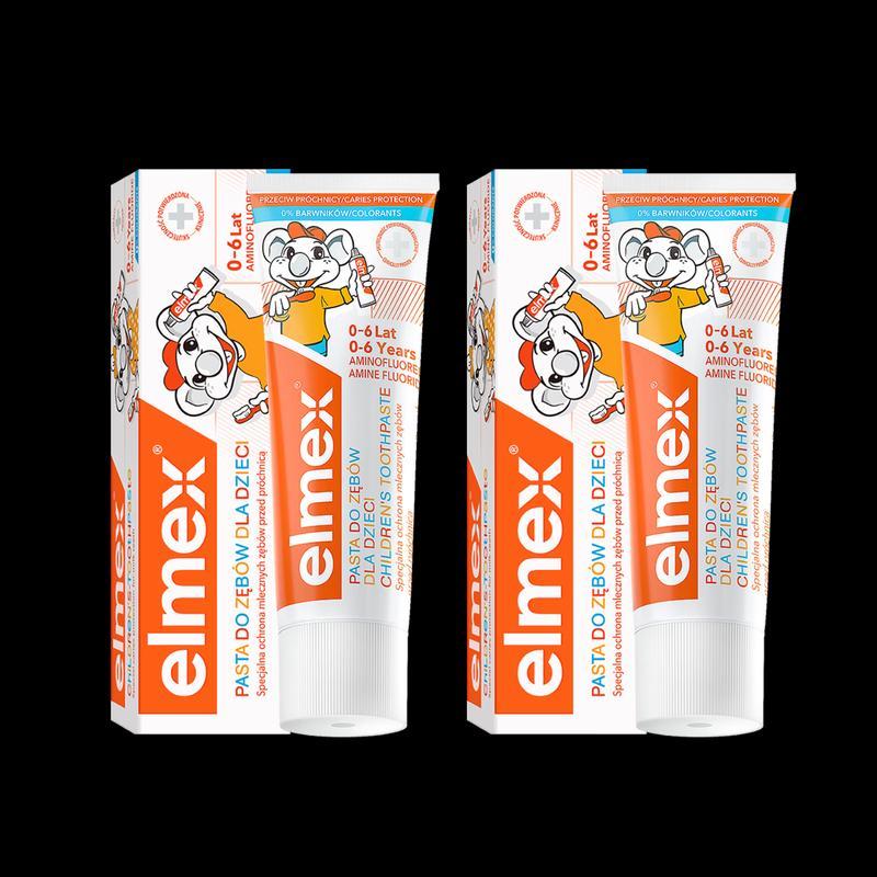 Elmex Children's Fluoride Toothpaste 0-6 Years (2-Pack)