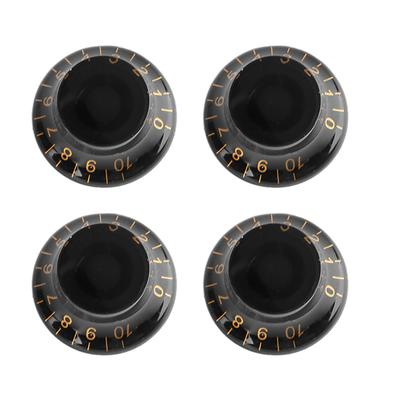 4 Pcs Electric Guitar Volume Knob Stable Rotation Plastic Guitar Control Knob for DIY