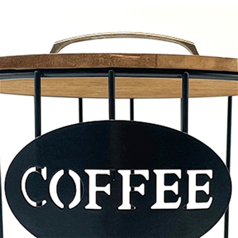 1pc Coffee Capsule Organiser Basket, Coffee Filter Organiser with Lid, Coffee Decoration for Coffee Bar, Organiser for K Cups Coffee Capsules
